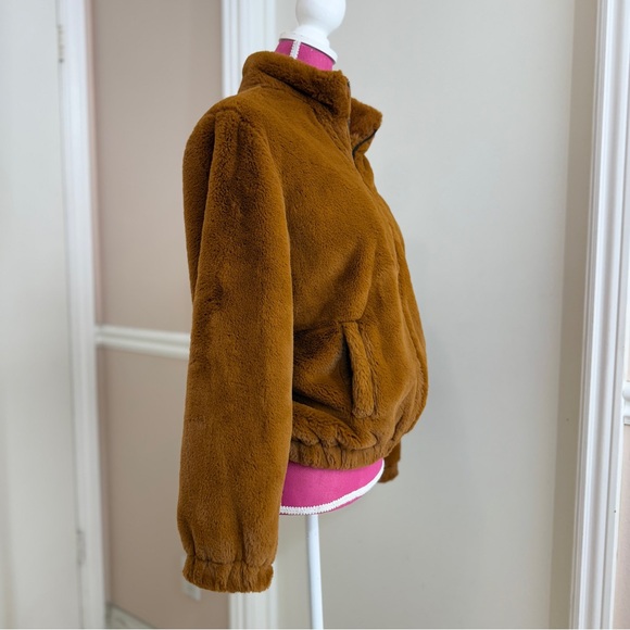 Cynthia Rowley Tan Teddy Jacket - Picture 2 of 11